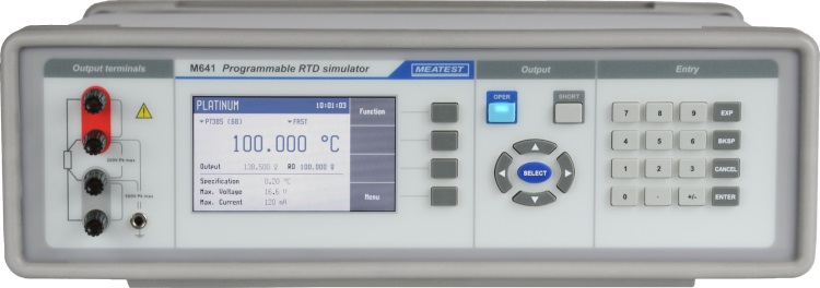 M641 Precision RTD Simulator